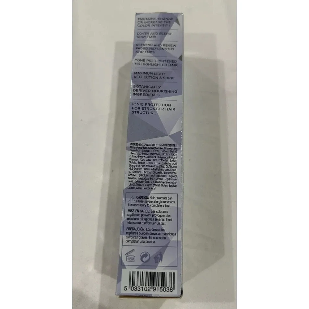 Ion Hair Color Brilliance Demi Permanent Creme 9NA Very Ash Light Blonde 2 Packs